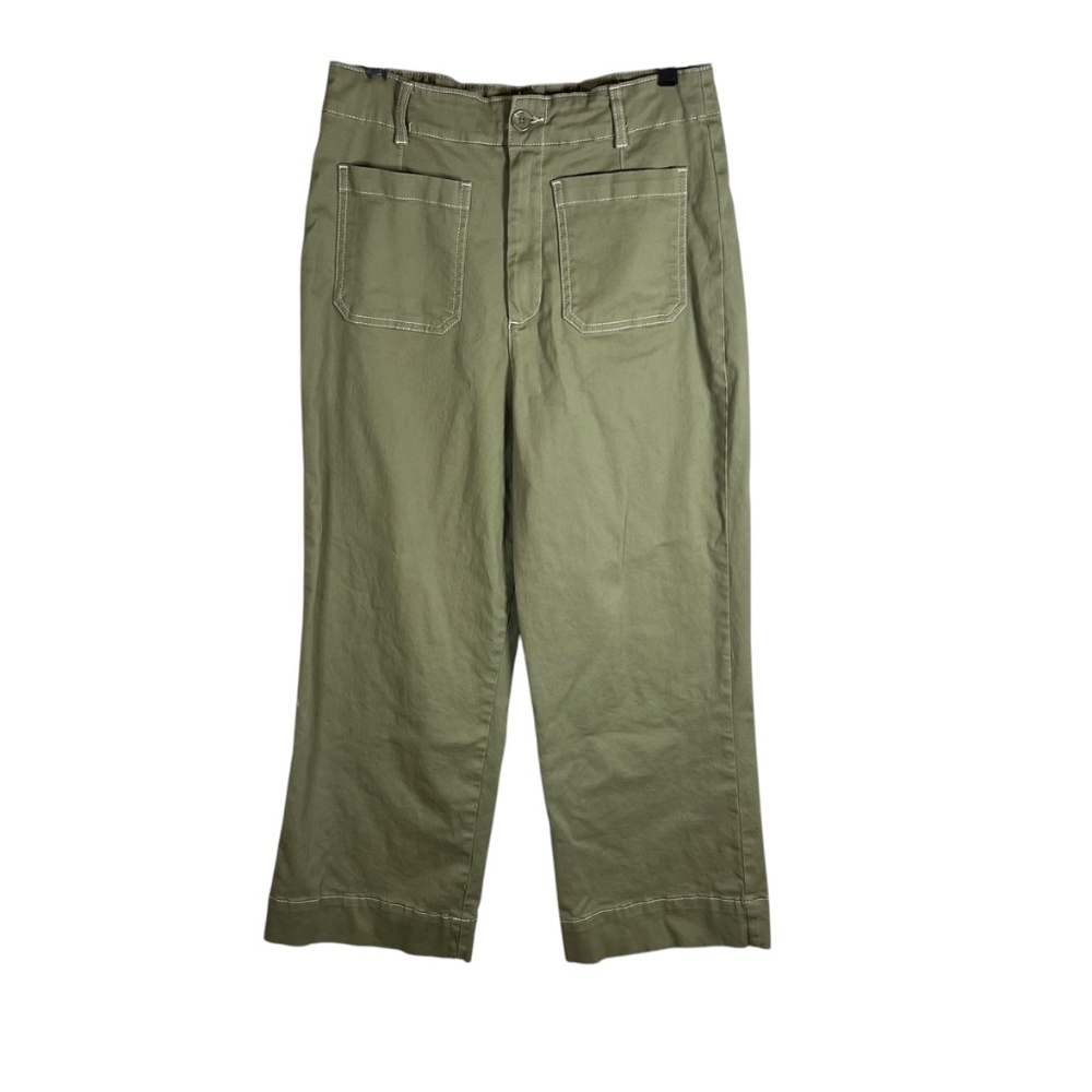 Telluride Clothing Co. Olive Green Cropped Pants Size‎ 12
